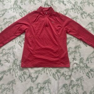 Ariat Pink Quarter-Zip Pullover